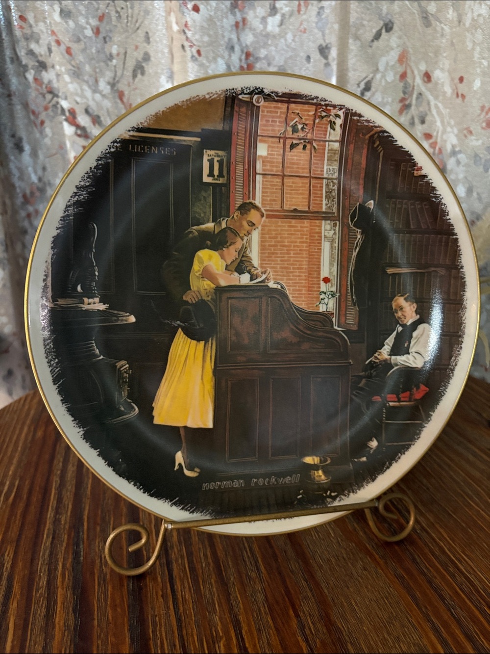 Vintage Norman Rockwell Collectors plate
